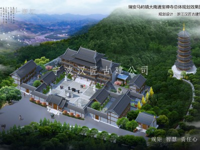 福建小型寺院规划方案_小寺庙布局效果图